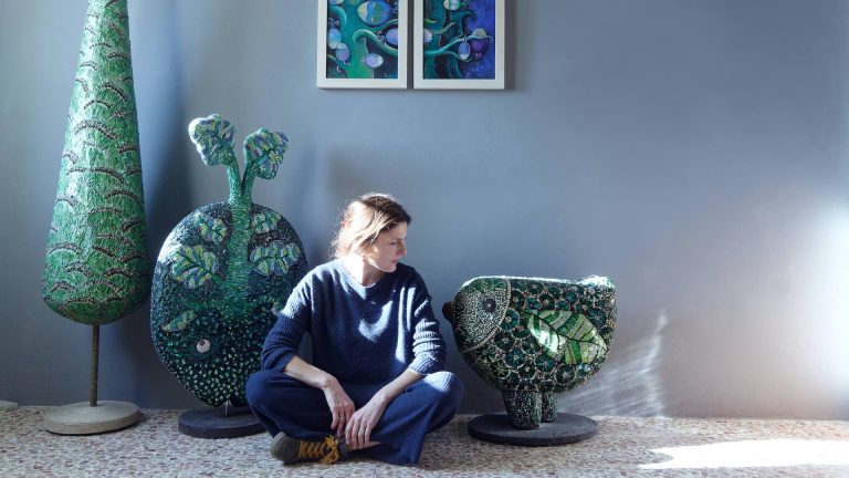 Kina Bogdanova, mosaico e poesia