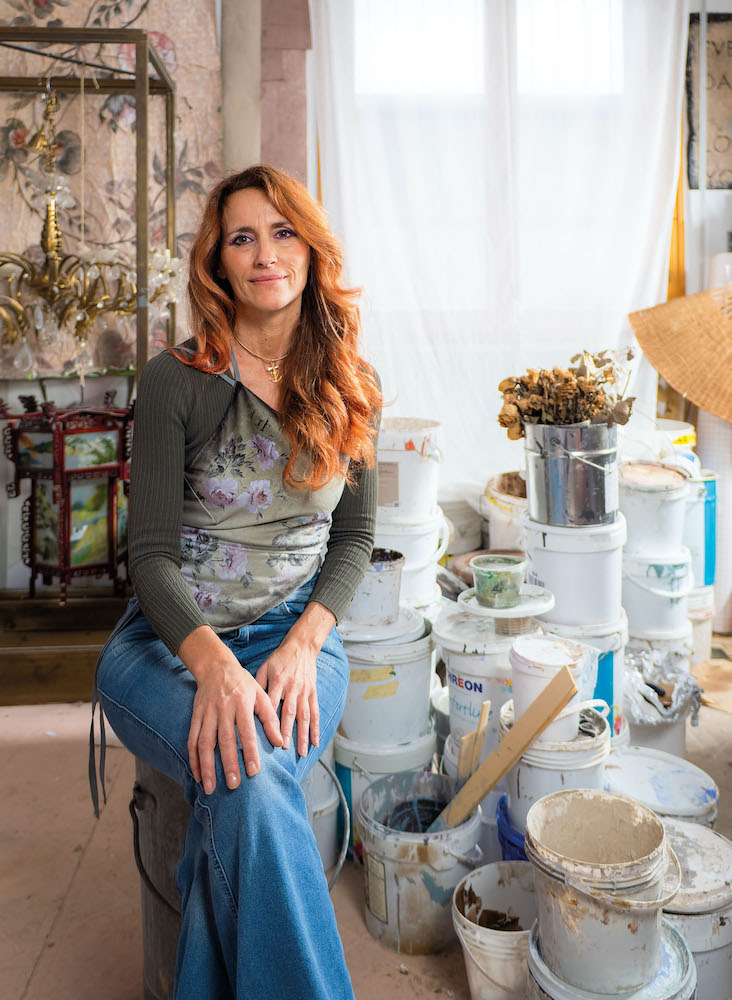 Eva Germani e le sue pareti d'autore